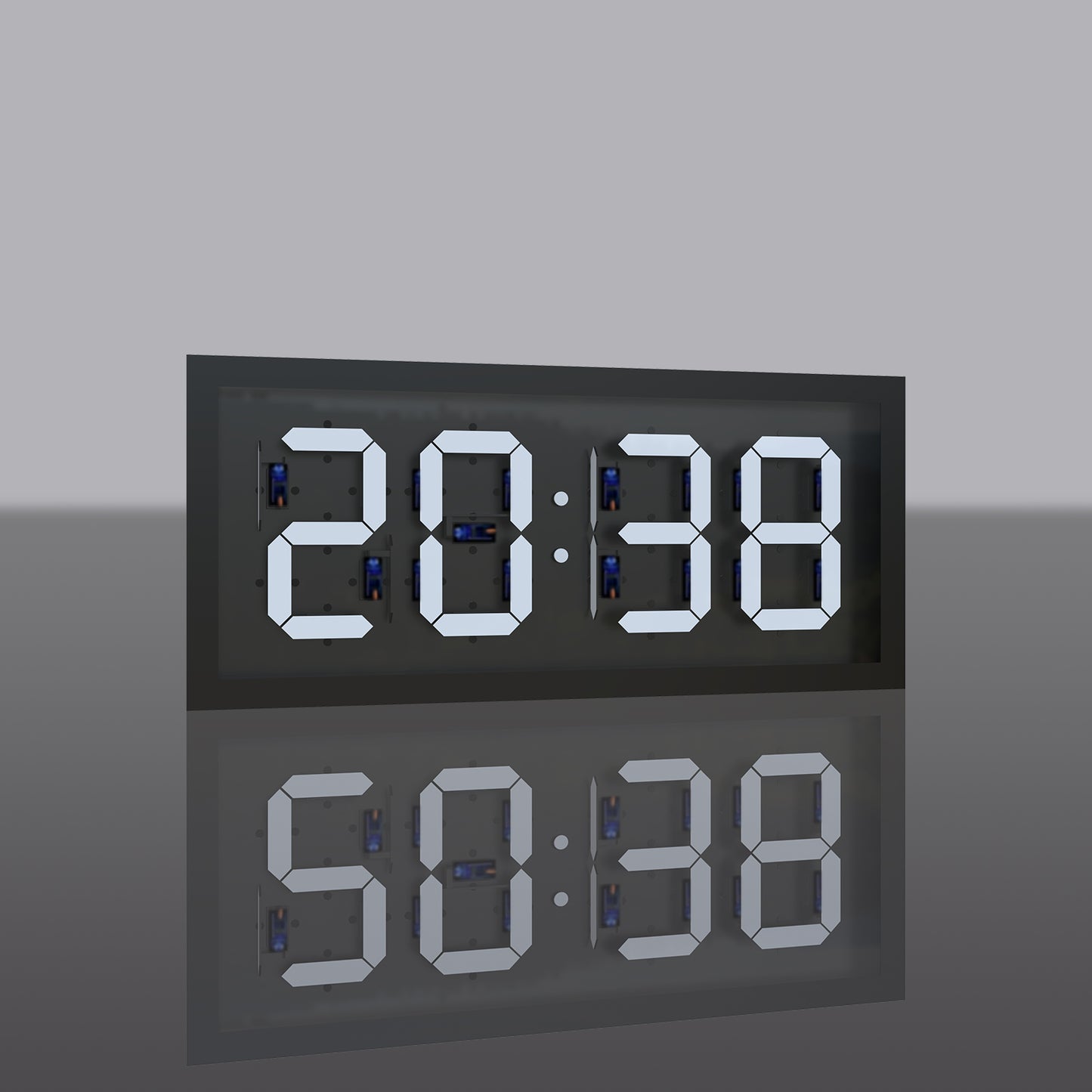 GeekMagic Cyber Clock, cyberpunk mechanical style, cool clock