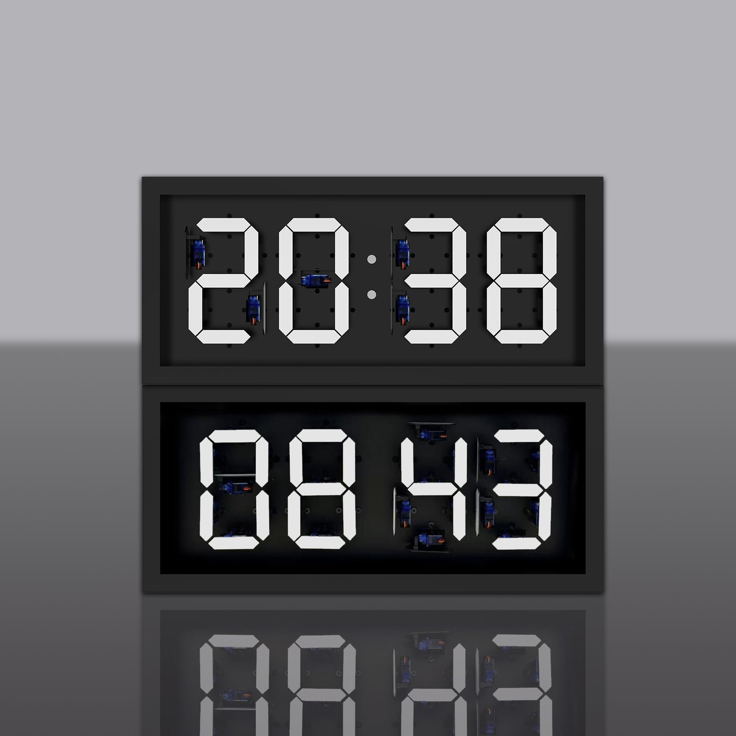 GeekMagic Cyber Clock, cyberpunk mechanical style, cool clock