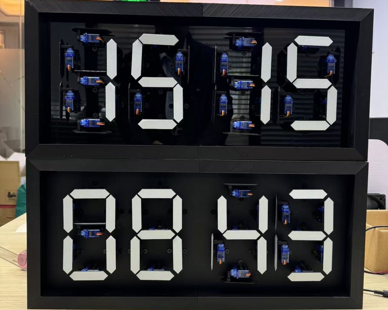GeekMagic Cyber Clock, cyberpunk mechanical style, cool clock