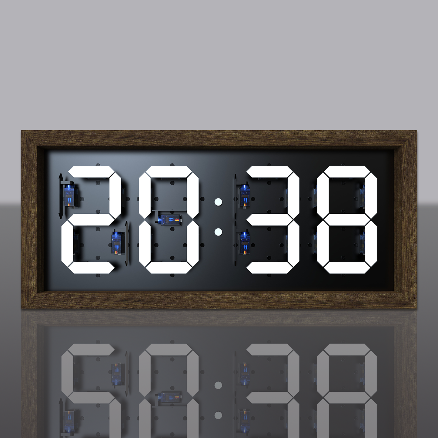 GeekMagic Cyber Clock, cyberpunk mechanical style, cool clock