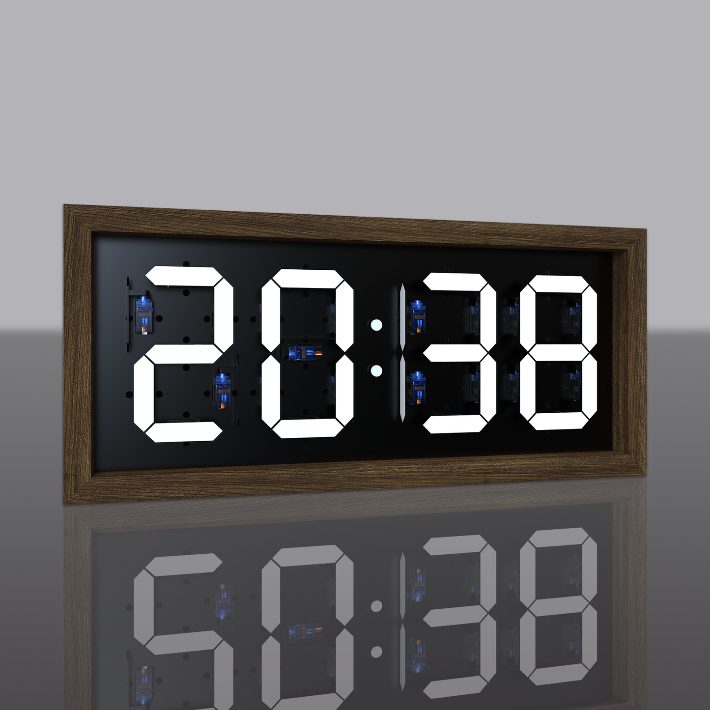 GeekMagic Cyber Clock, cyberpunk mechanical style, cool clock
